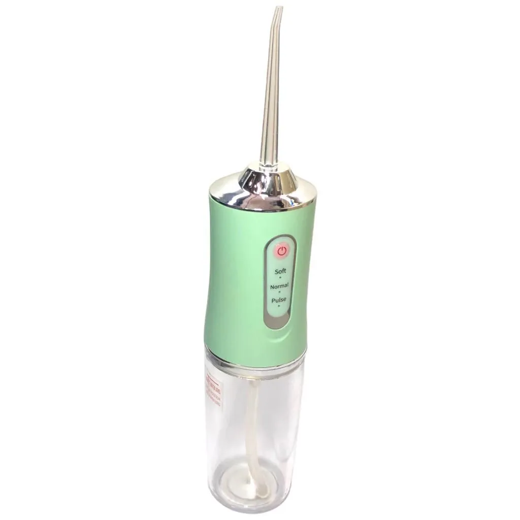Portable Dental Water Flosser Electric Rechargeable Oral Irrigator - Green