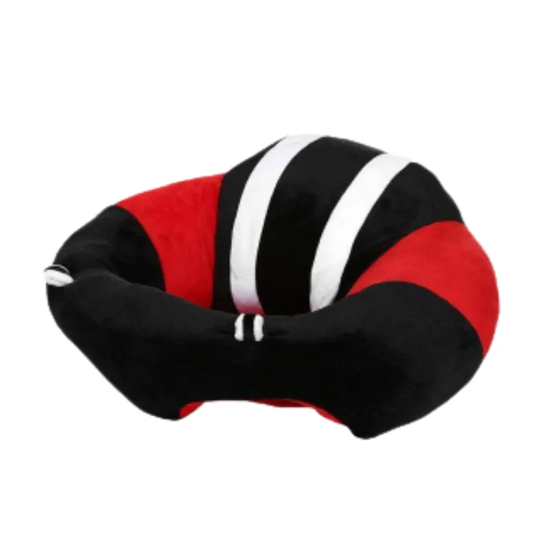 Baby Support Plush Sofa Seat, Learning to Sit Chair Seat Plush Toys - Black