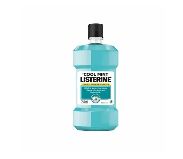 Listerine Cool Mint Mouthwash 250ml- Pack of 3