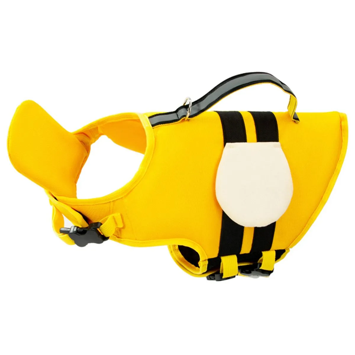 Dog Swim Life Jacket Dog Water Vest Flotation with Handle - Bee