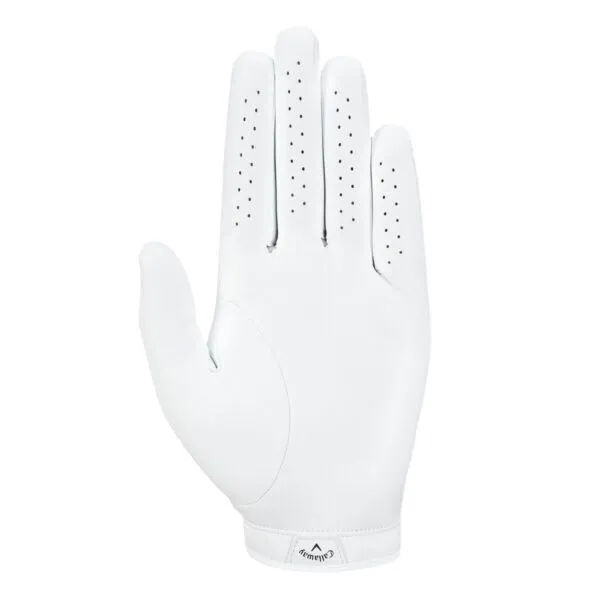 Callaway Tour Authentic Cabretta Leather White Glove - Large