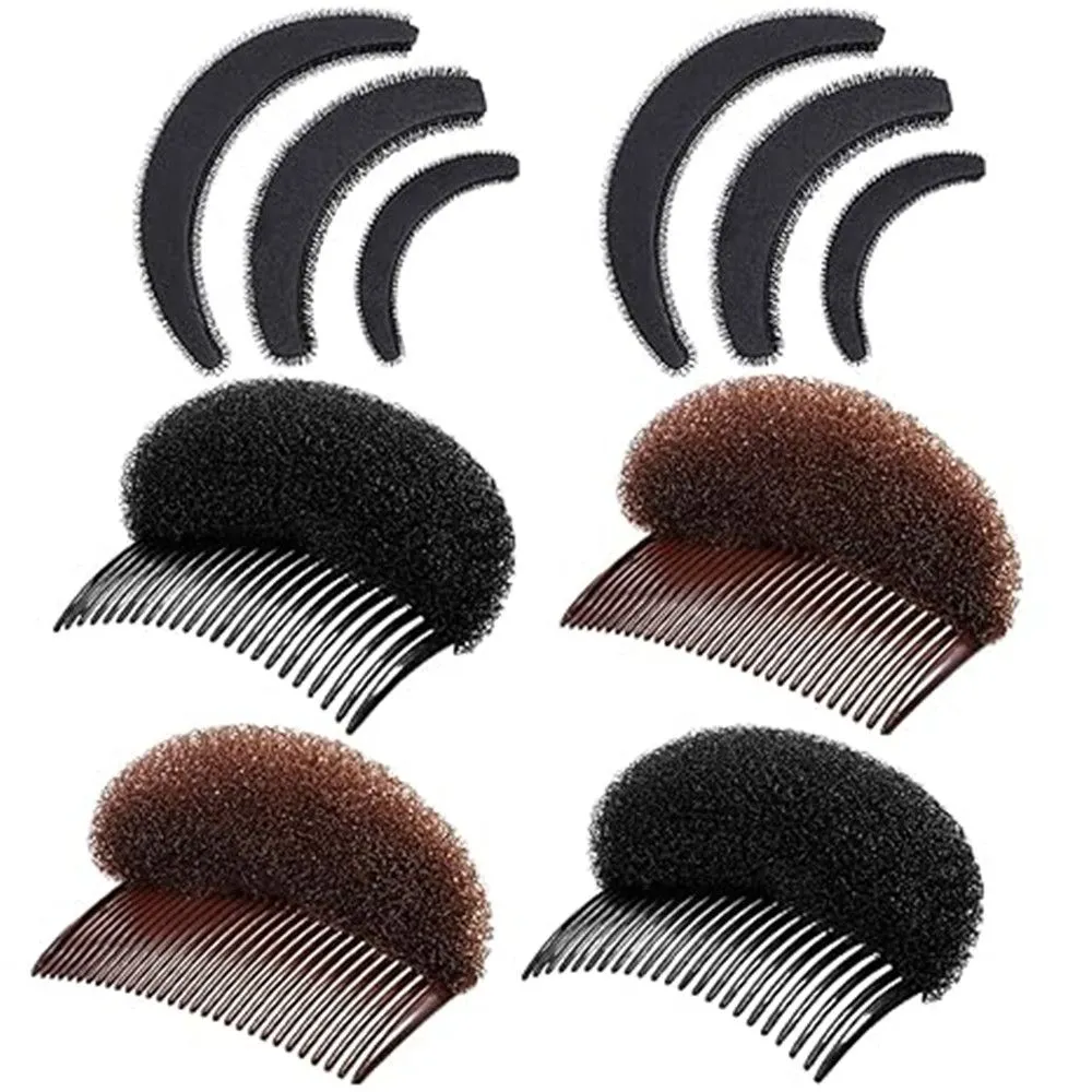 10 Hair Bump Sponge Volume Hair Bases Set Bump It Accessory Tools