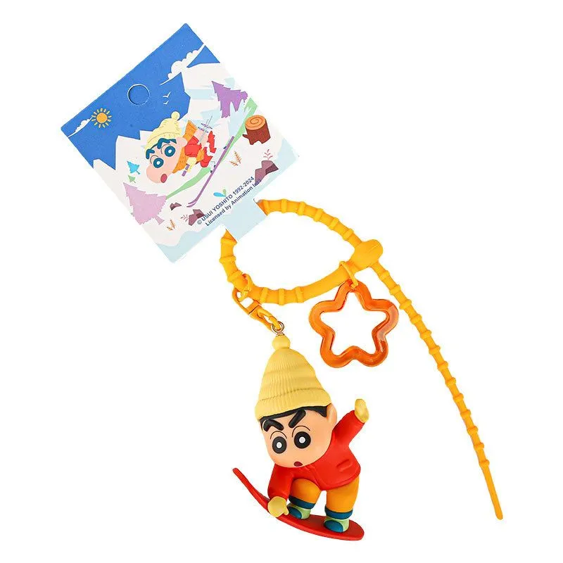 Crayon Shin-chan Snow Carnival - Skateboard Shin-chan Keychain