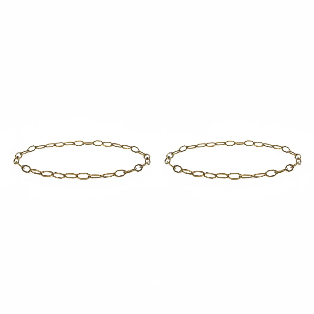 Krafft Decorative Antique Copper Gothic Lamp Chain 1m - 2 Pack