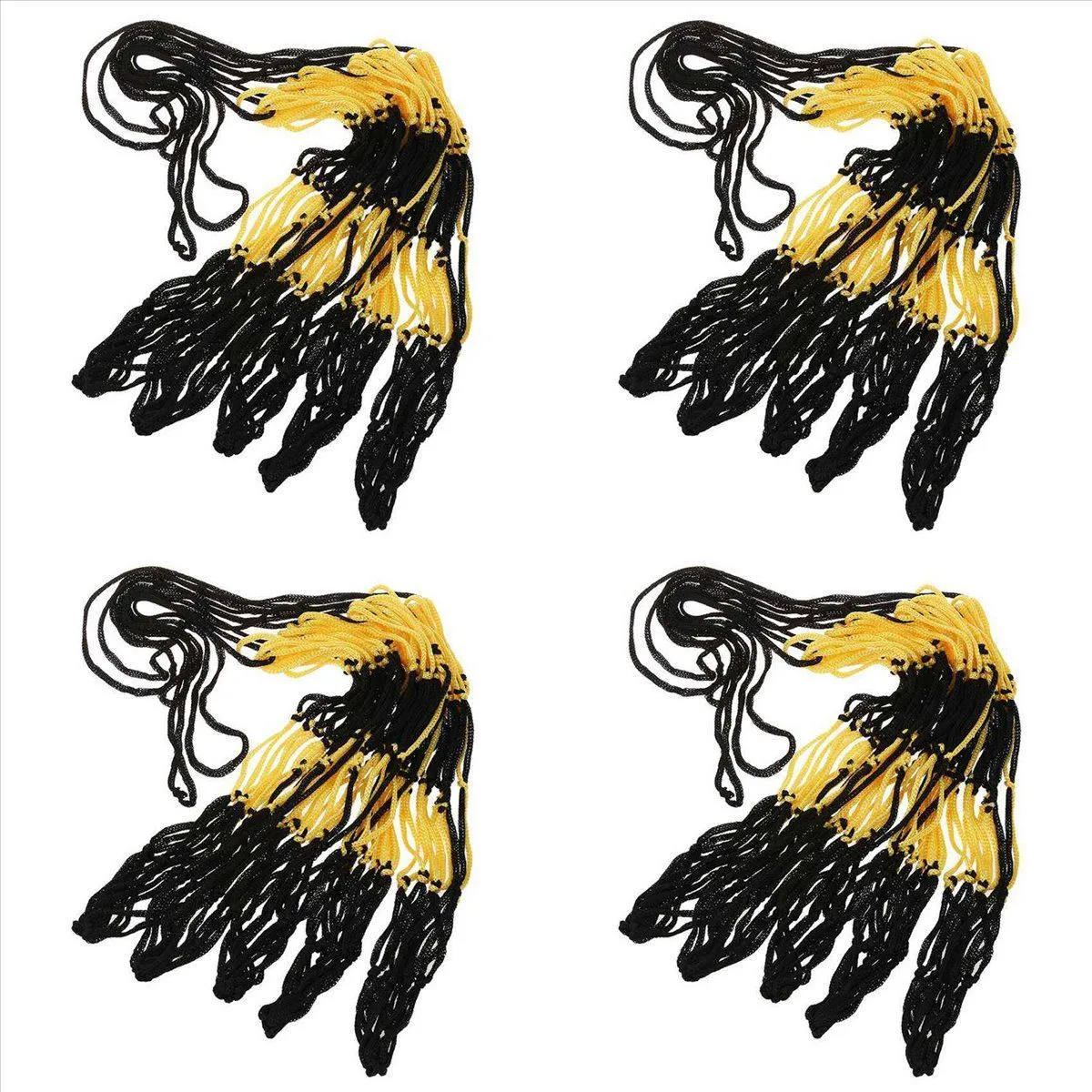 5X Nylon Net Bag Ball Carrier For 1 Volleyball Basketball Football