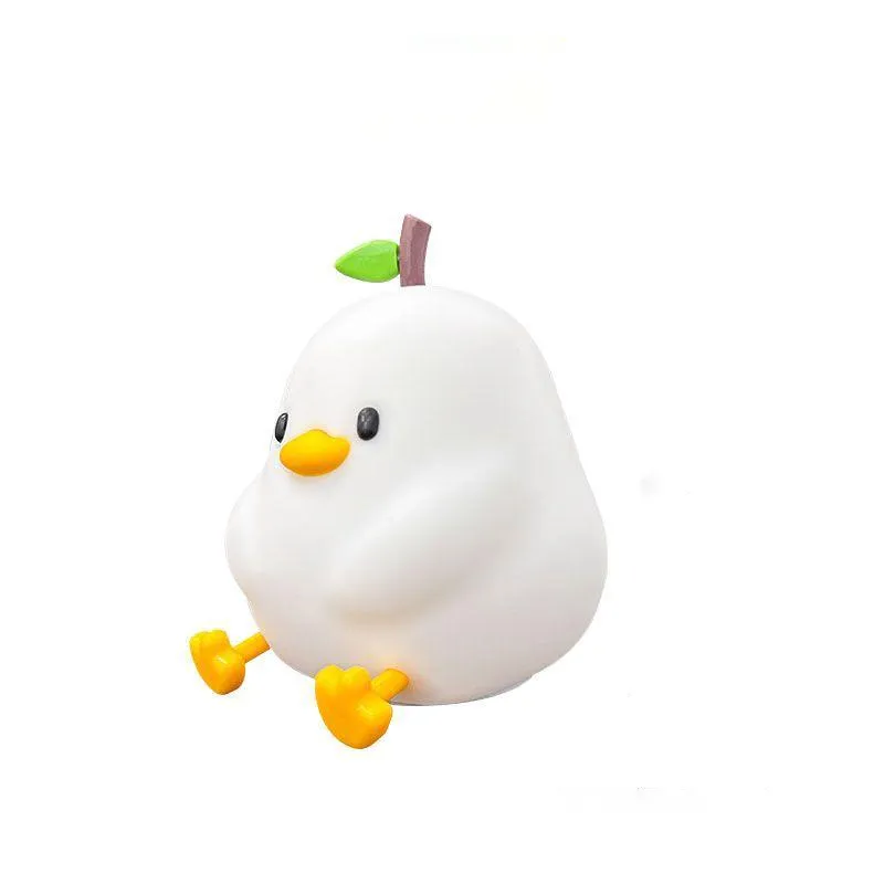 Cute Pear-Shaped Touch-Control Night Light
