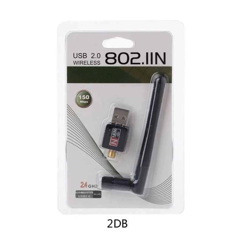 150Mbps RTL8188EUS Mini USB WiFi Adapter with Antenna Windows - RTL8188-2DB