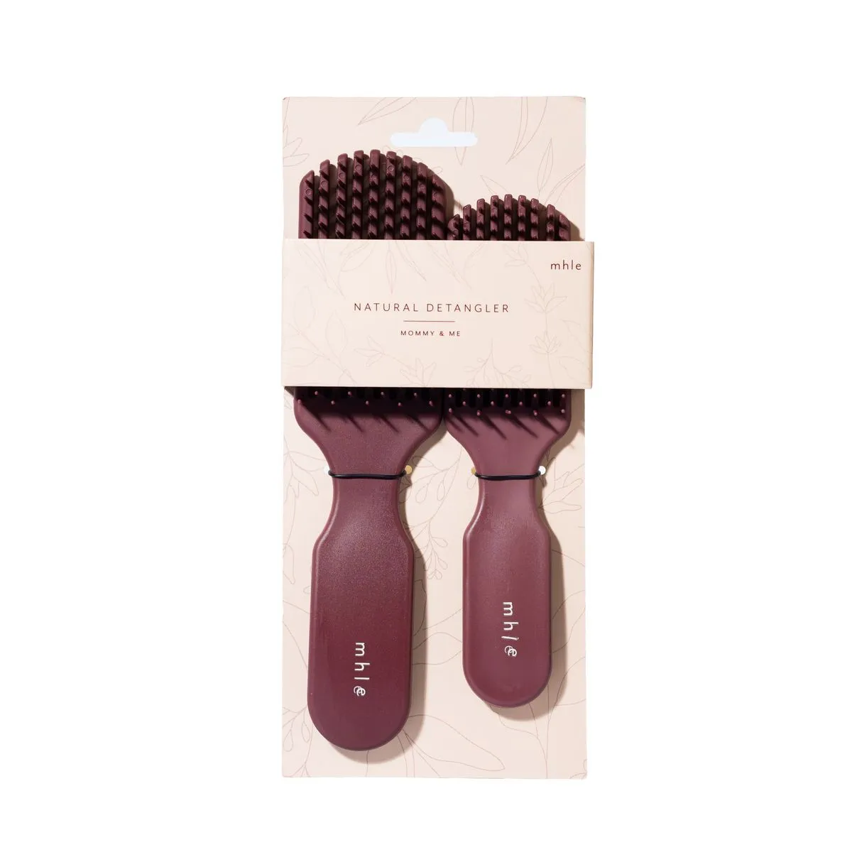Mhle Natural Detangler Brush Set, Mommy and Me