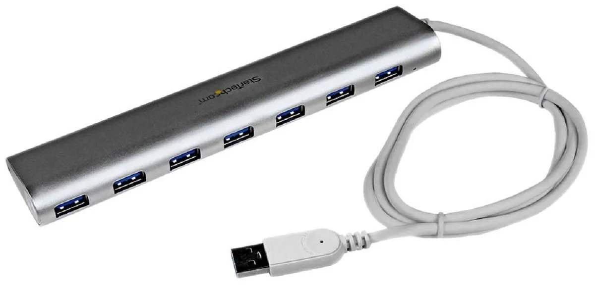 Startech (ST73007UA) Hub, USB 3.0, 7 Ports, 5 Gbps, Mains Powered