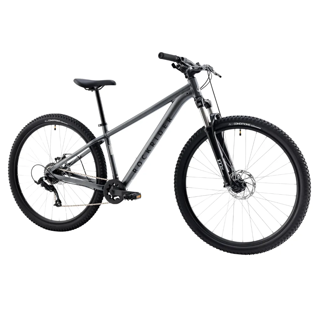 Rockrider 29" Hardtail Aluminium Touring MTB EXPL 140 - Grey