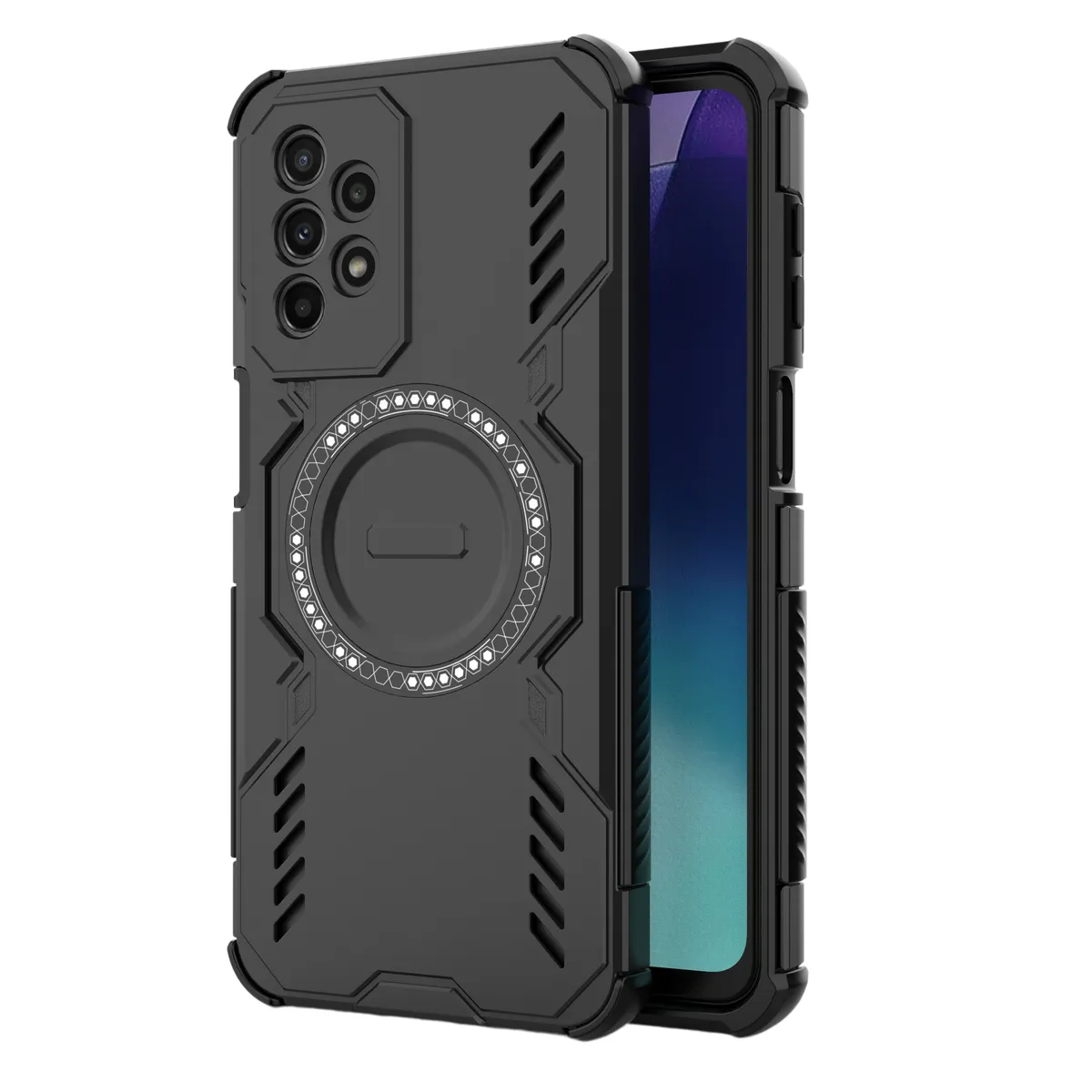Ultra-Slim Wireless Magnetic Phone Case Compatible With Samsung A23 - Black