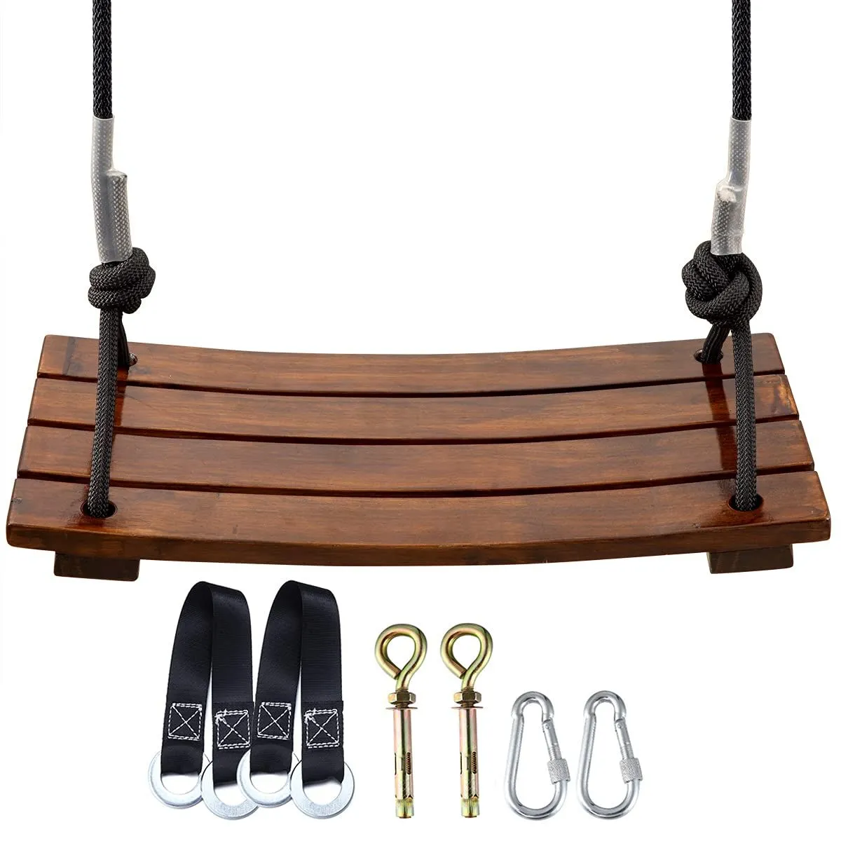 Toy Garden Wooden Swings for Indoor and Outdoor for All Age Groups 45cm
