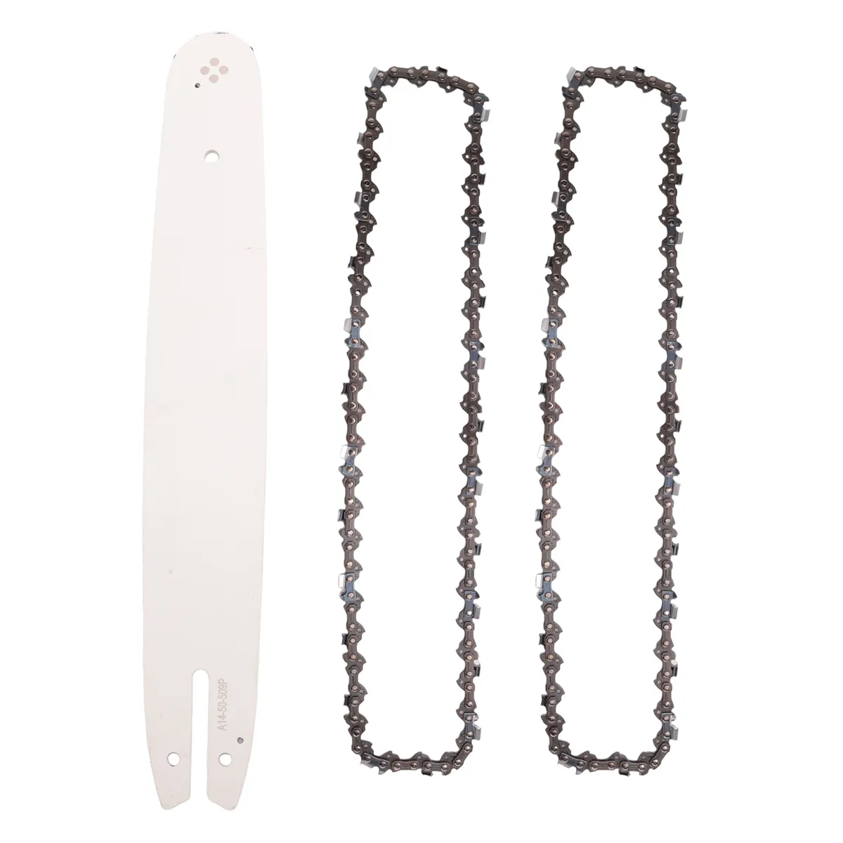 14 Inch Chain Saw Guide Bar With 2Pcs Chains For Stihl 017 Ms170