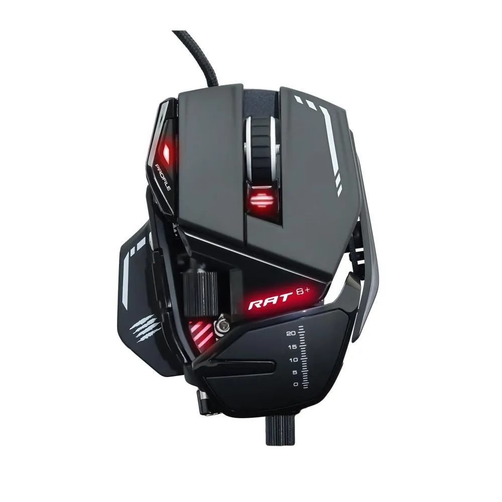 Mad Catz R.A.T.8+ Optical Gaming Mouse - Black