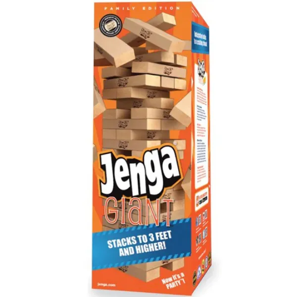 Wooden Tumbling Tower Stacking Blocks Balance Game Family Party Fun