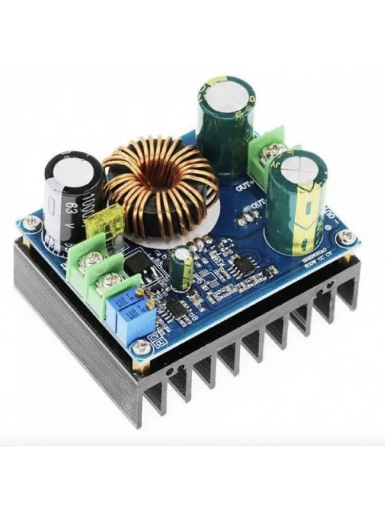 600W DC-DC 10-60V to 12-80V 10A Step-up Boost Converter with Heat Sink