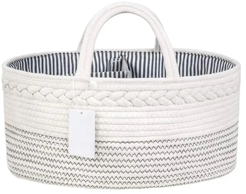 Luxury diaper Caddy Organizer for nappies and baby essentials