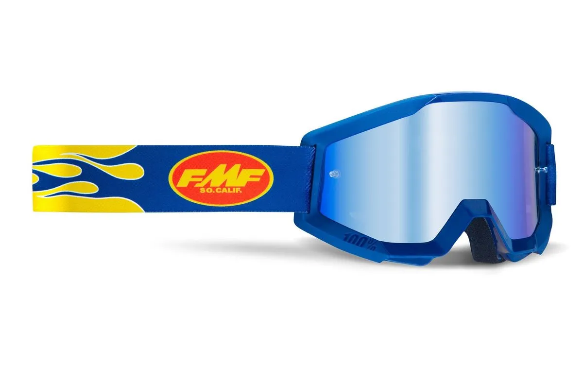 FMF PowerCore Flame Navy Goggle