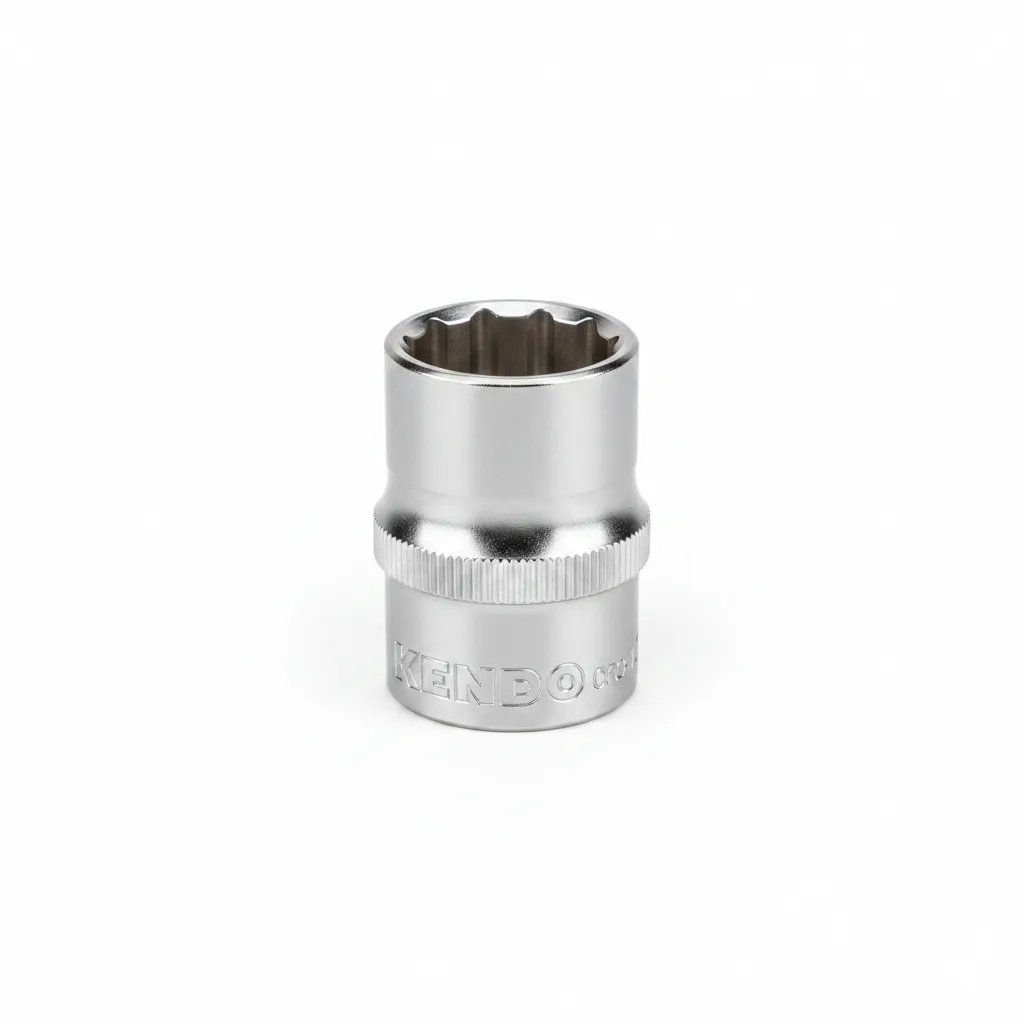 Kendo 19mm Bi-Hex Socket - 1/2 Inch Drive, 12 Point Design