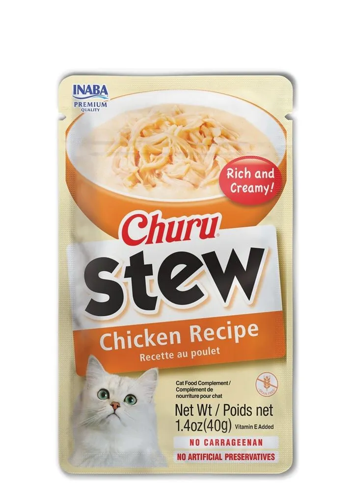 Inaba - Churu Stew Chicken Pouch 40g X3