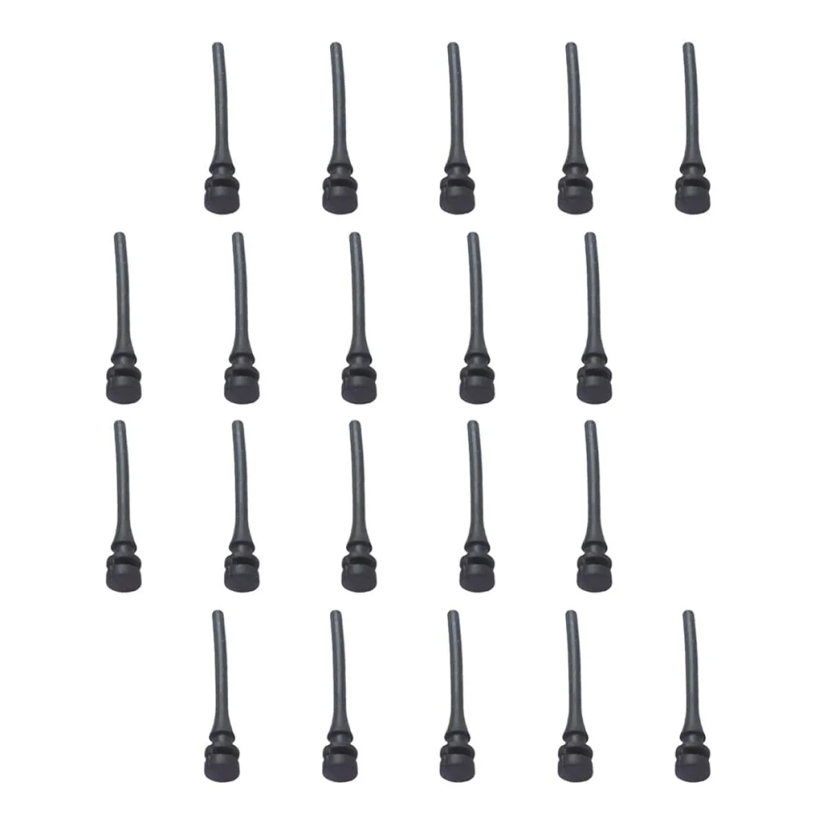20pcs Silicone Screws for Computer Case Cooling Fans Noise-reducing