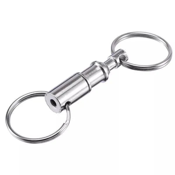 Quick Release Keychain /Detachable Key Rings/ Pull Apart Key Clip Keychain