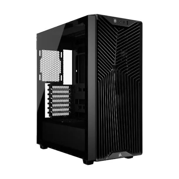 Corsair 3200D RS Mid-Tower Gaming PC Case - 3× RS120 Fans Included - Black