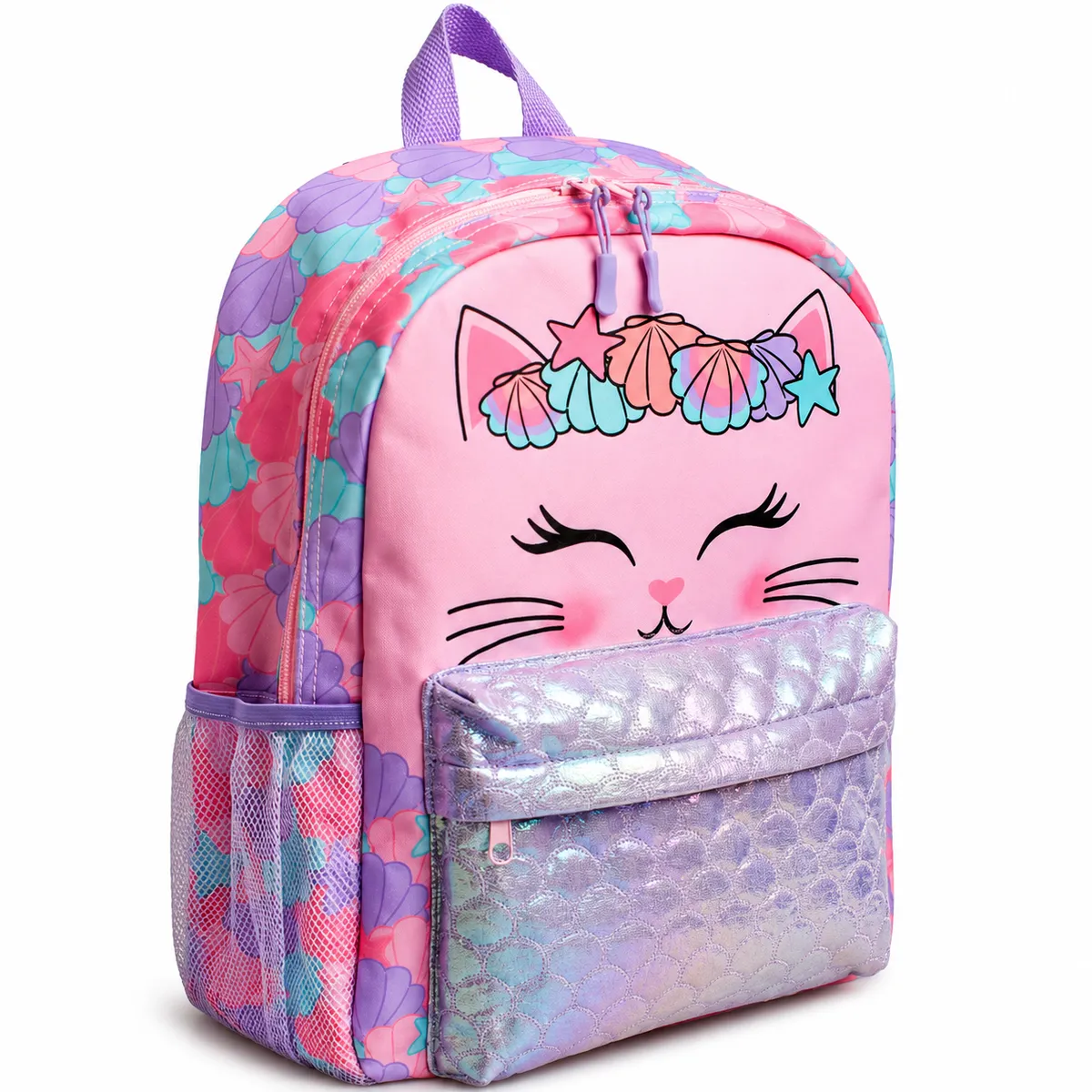SQUIGGLE Meowmaid Fashion Kids Backpack - Cute, Stylish & Perfect Luggage