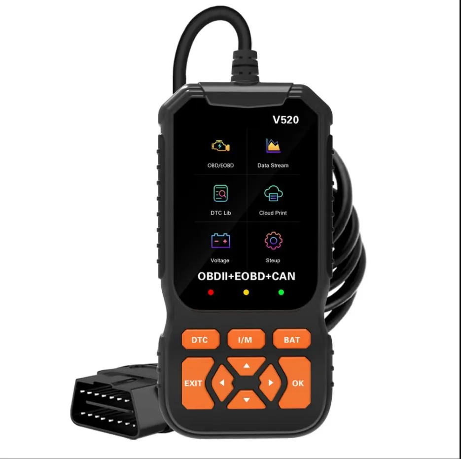 Professional OBDII/EOBD Scanner Diagnostic Tool, Check Engine Code Reader