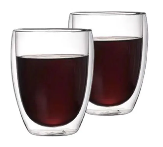 Double Wall 350ml Glass