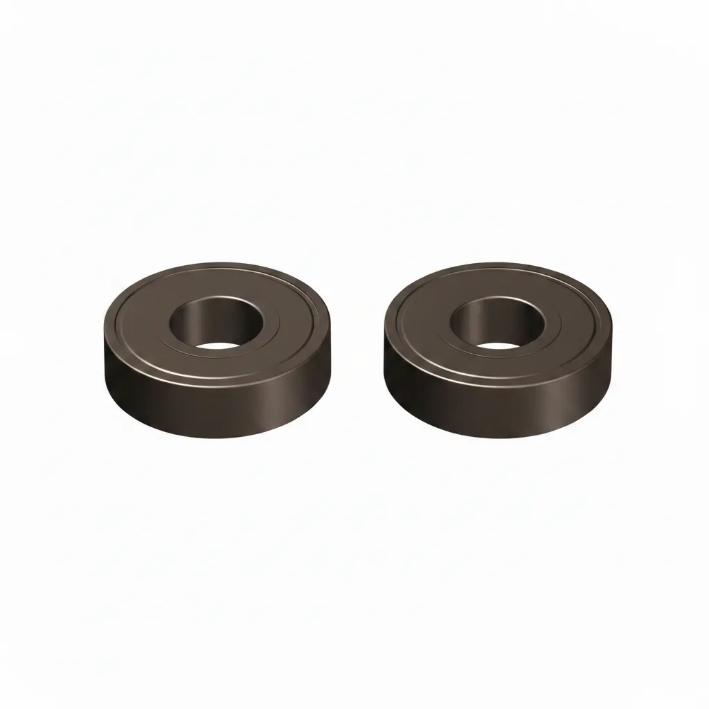 WPW Miniature Deep Groove Ball Bearing 19mm OD, 6mm ID - 2 Pack