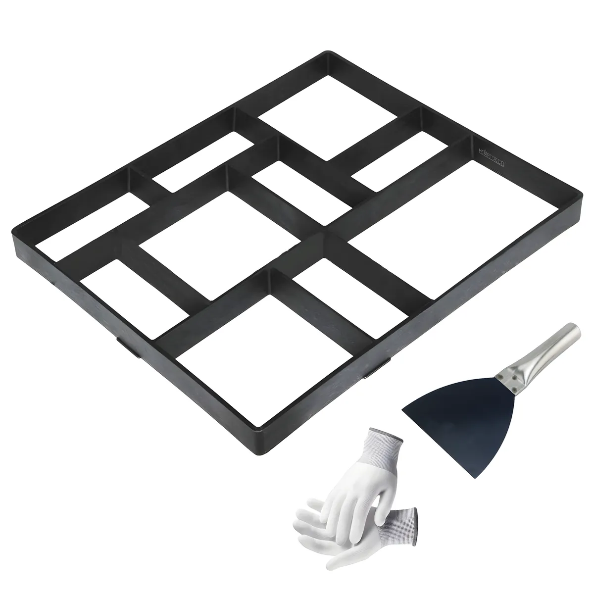 Paving Mould | DIY Concrete Path Mould Rectangular Reusable Plastic