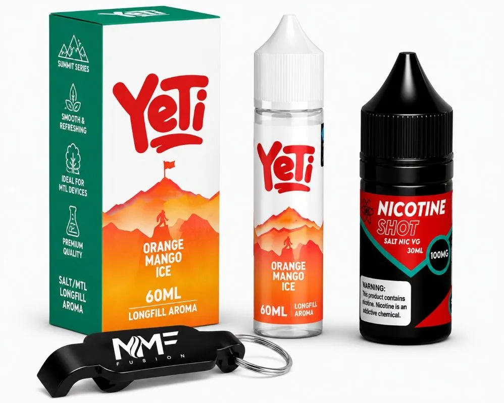Yeti Series MMF E-Liquid 60ml Juice 50mg - Orange Mango Ice