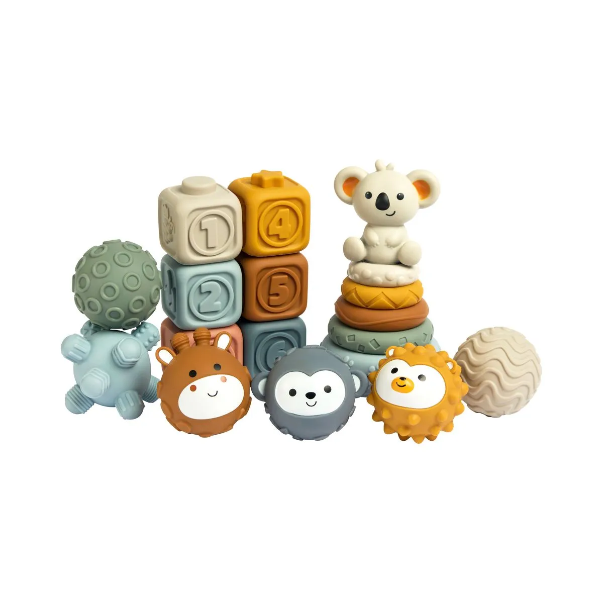 3 in 1 Early learning 19 Piece Play Set Stacking kit 6 to 36 Months