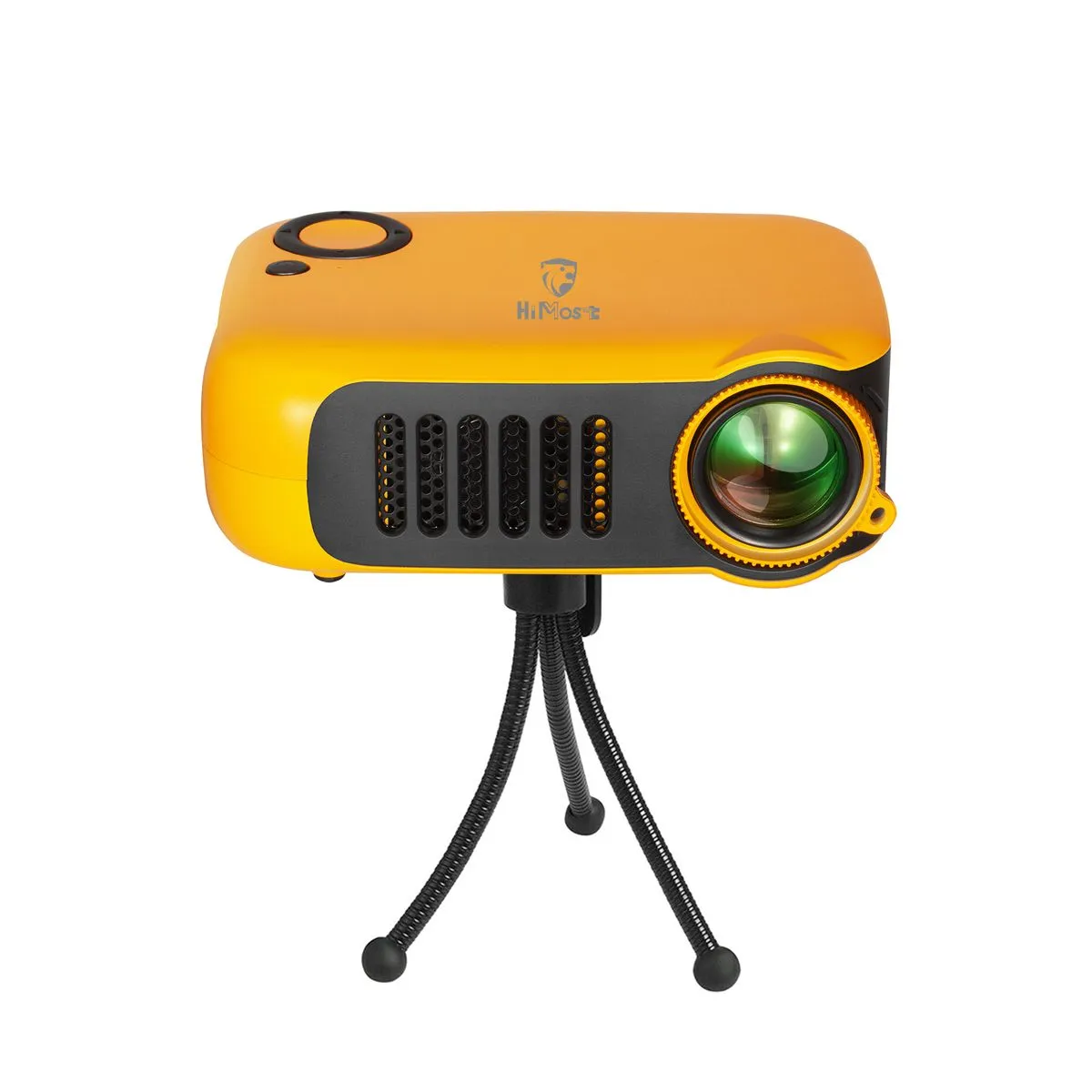 HiMost HiA2000 Portable Mini Projector 1080P HD LED as Gifts for Kids - Orange