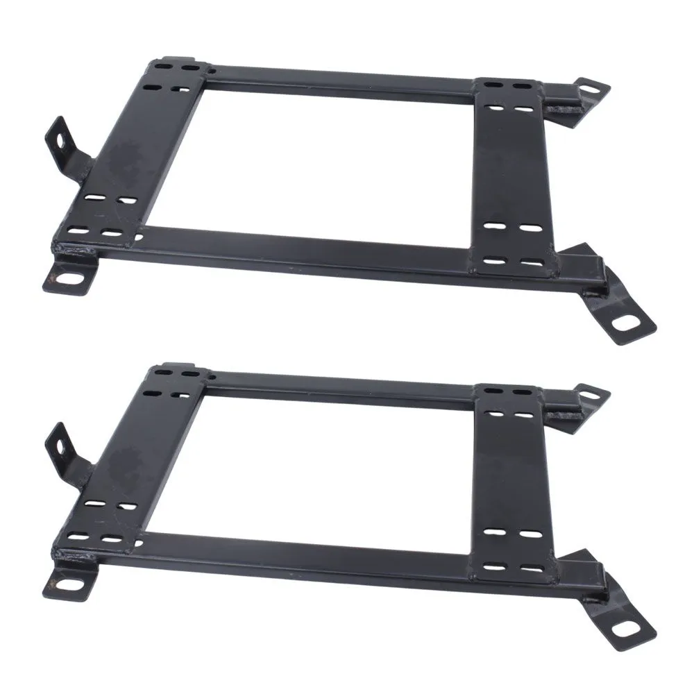 Racing Seat Brackets Compatible with VW Golf Mk6 - Set - Black