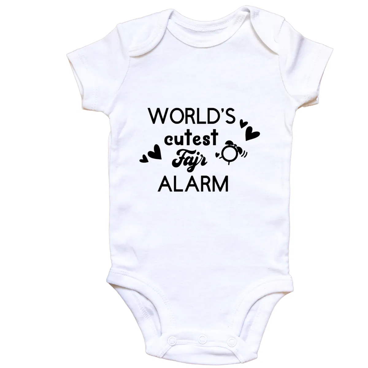 Baby Vest Worlds Cutest Fajr Alarm - Newborn