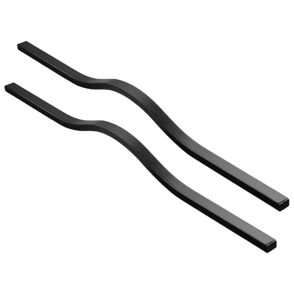 EdgeLine Modern Kitchen Metal Drawer Cupboard Pulls Cabinet Handles Black - 500mm Black
