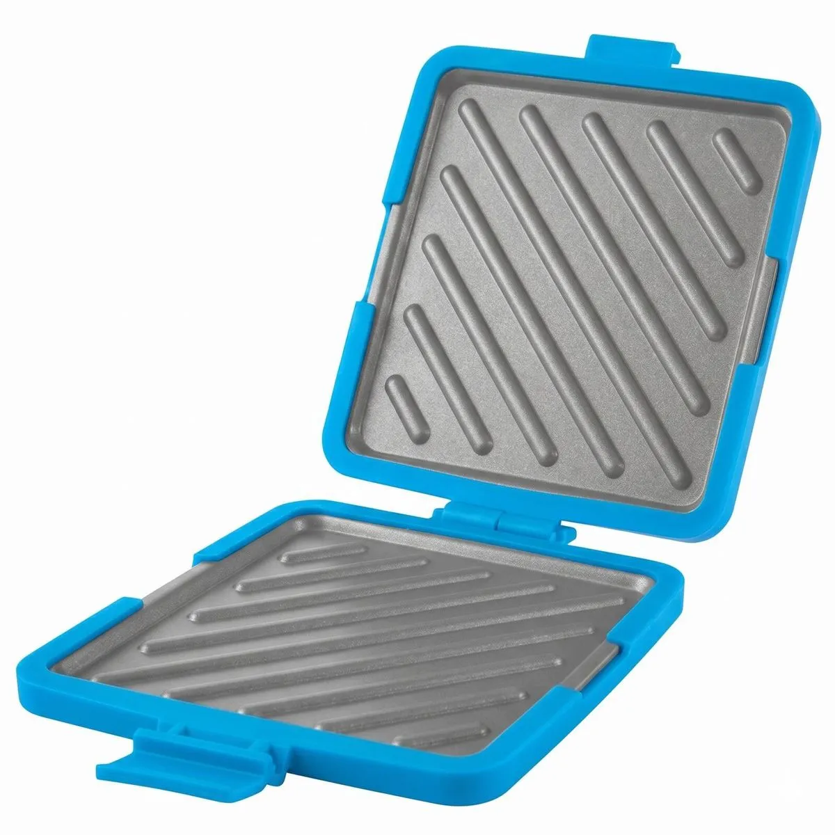 Microwave Sandwich Maker Tray, Non Stick Toast Pan Blue