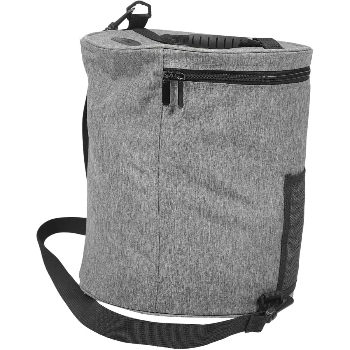 Cylindrical yarn bag with large capacity and convenient multi color options - Grey