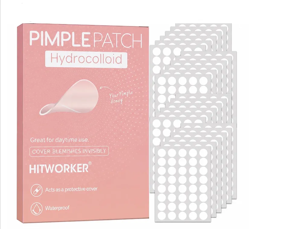 Hydrocolloid Pimple Patches - Acne Spot Stickers for Face & Skin