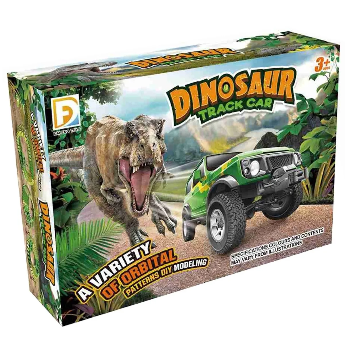 DIY Dinosaur Electric Railcar and Track Car Starter Kit - Toys for Boys