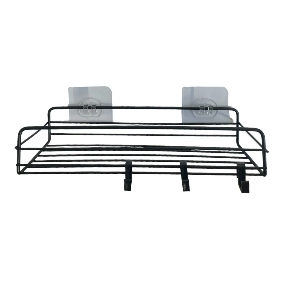 Minimalist Shower Rack - Black or White - Black