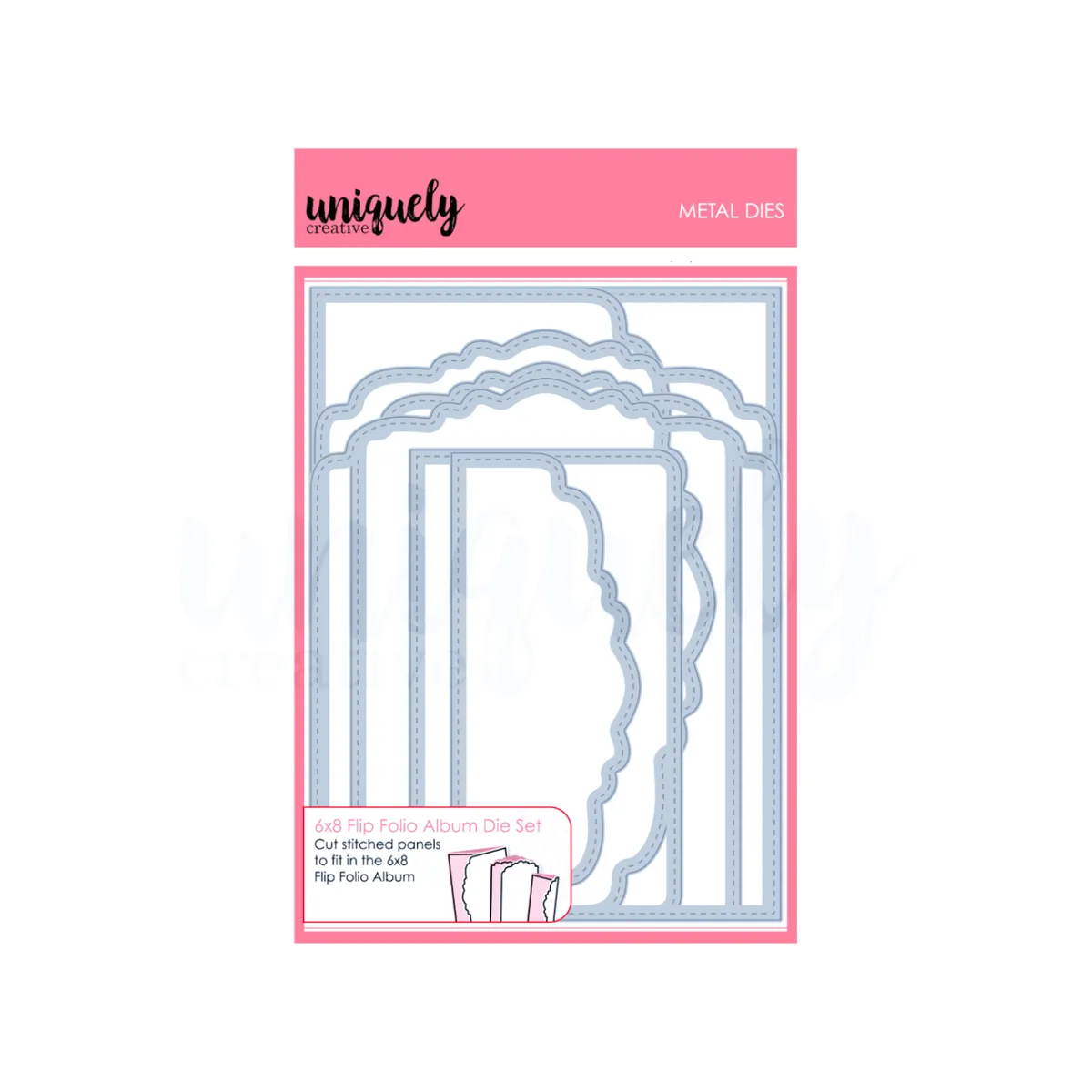 Uniquely Creative Flip Folio Album Die Set