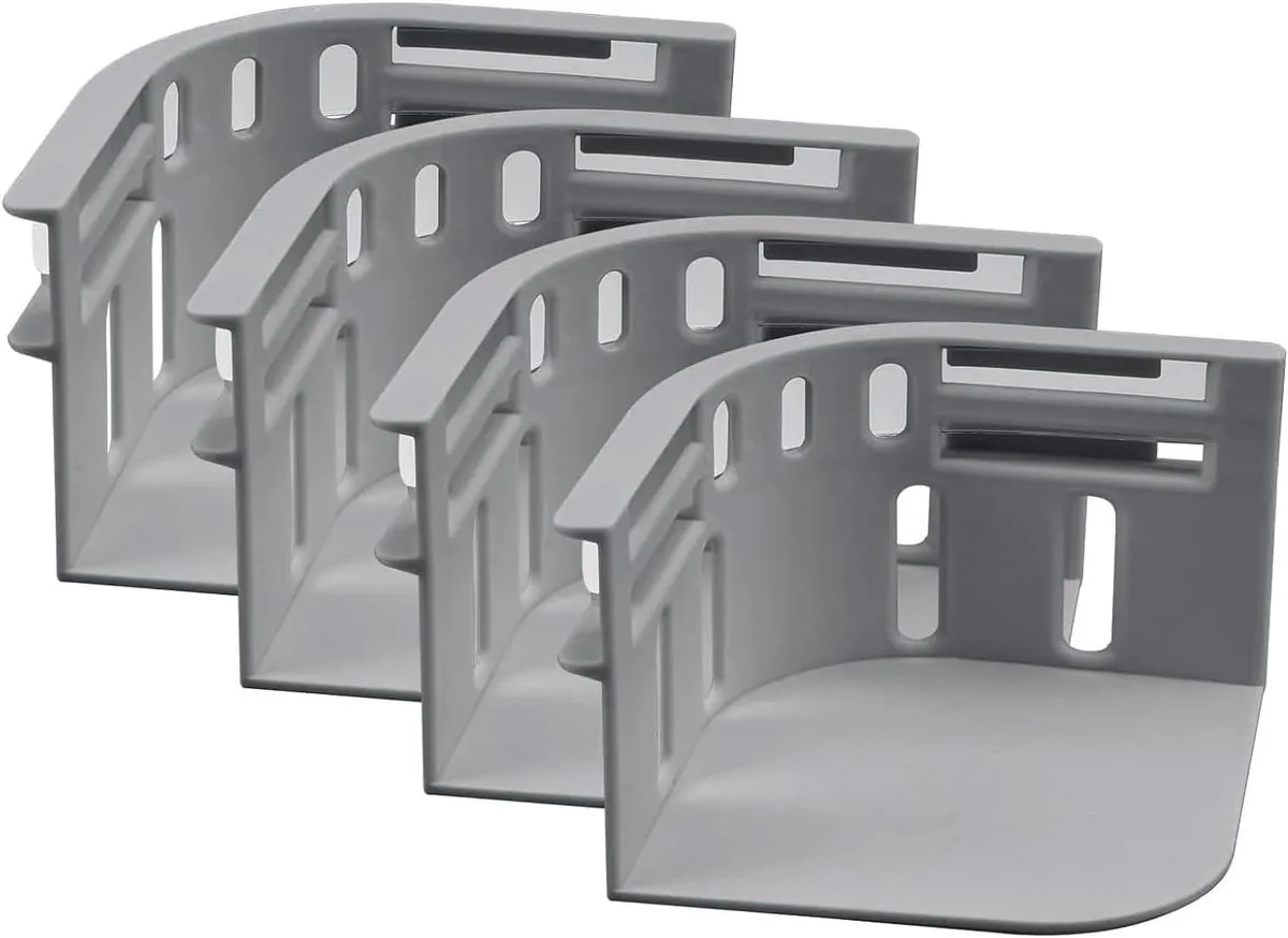 Bed Sheet Holder, Corner Sheet Strap 4 Pieces - Grey