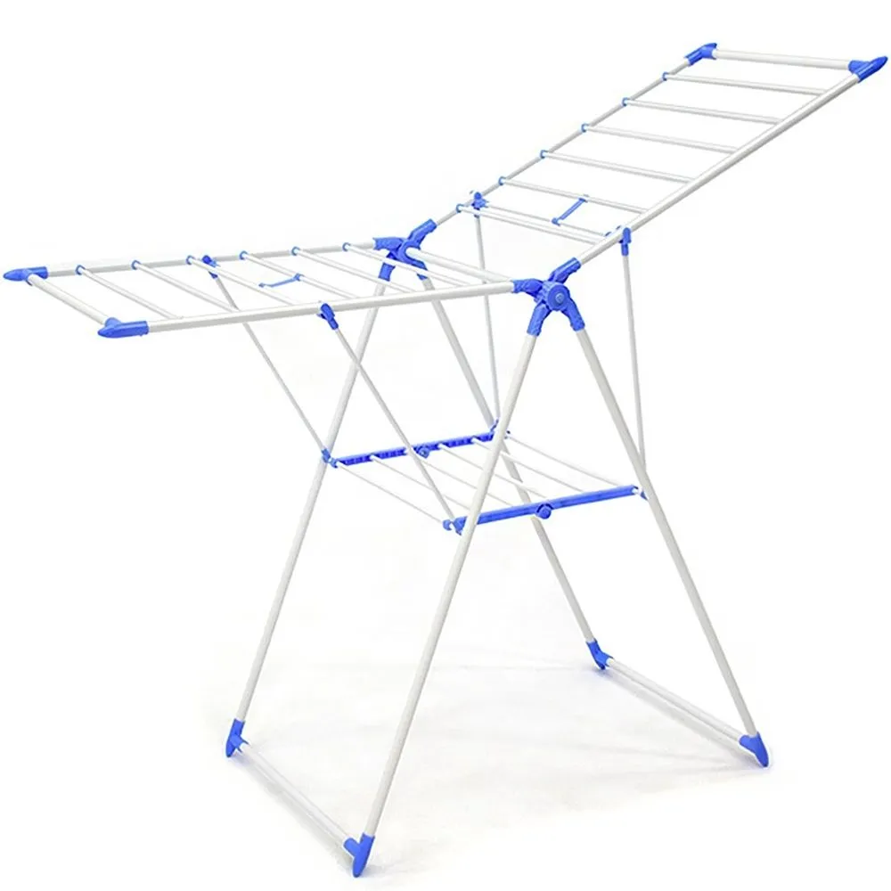 SH-CDR-8001 Foldable Washing Line - Multi-Purpose Clothing Drying Rack - Blue