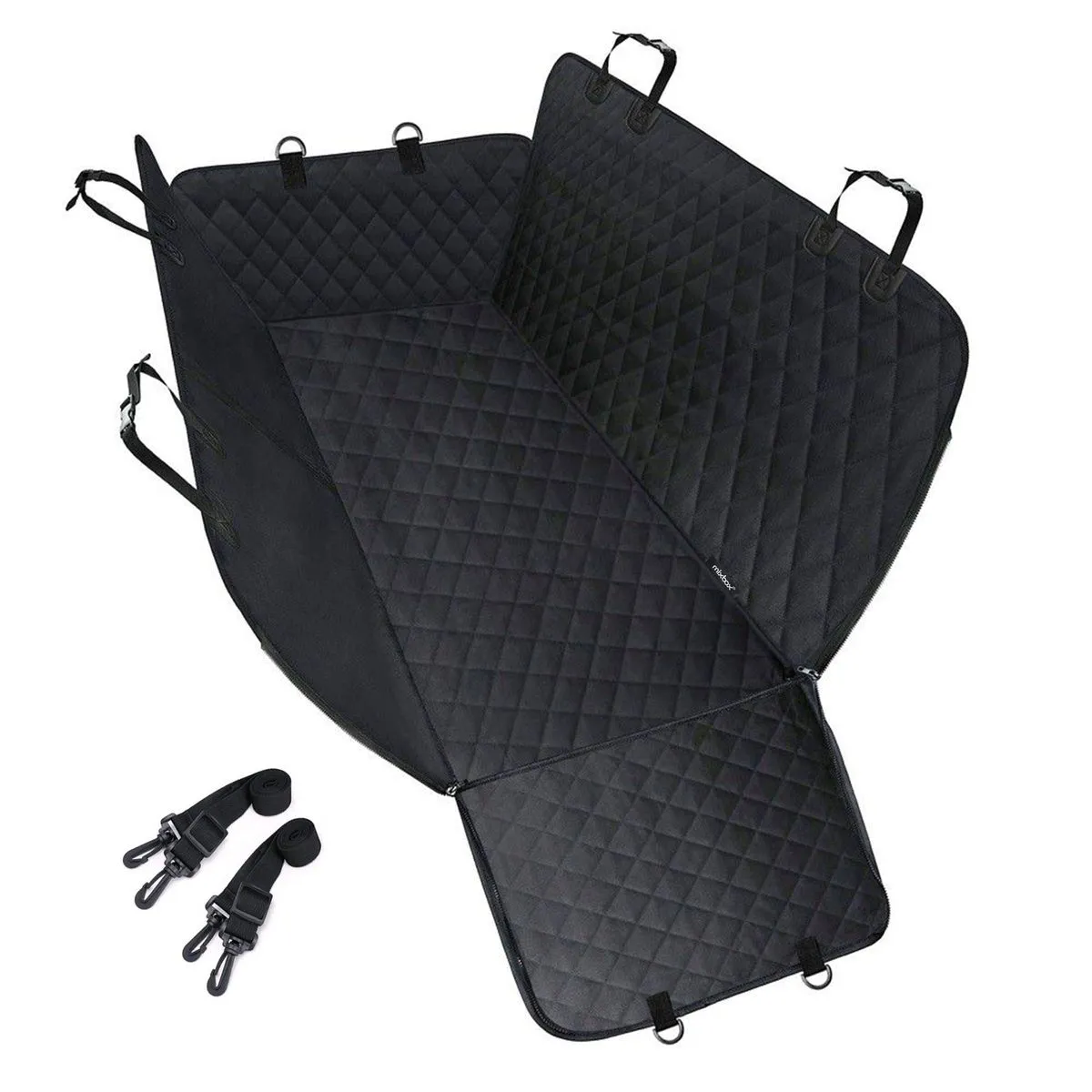 Mix Box Extra Large 600D Oxford Cloth Pet Car Seat Cover with 2 Belts