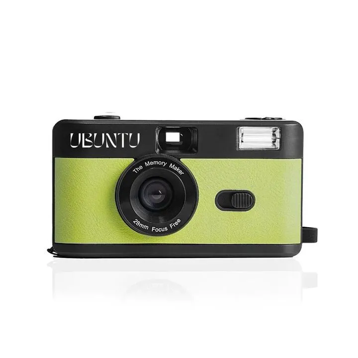 Ubuntu Film Co. 35mm Reusable Memory Makers 35mm film camera - Green
