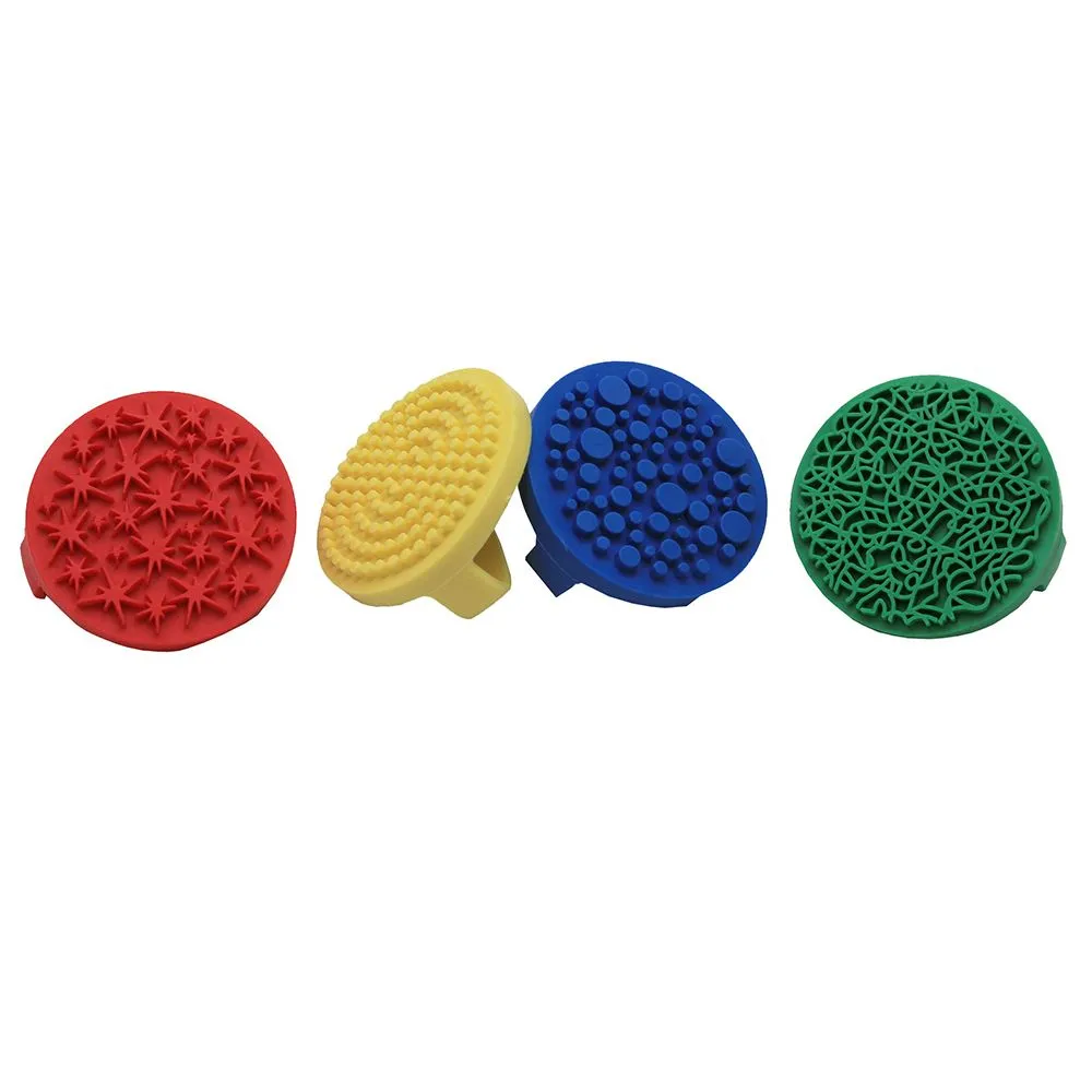 Anthony Peters Rubber Finger Texture Printers: 8 Pieces