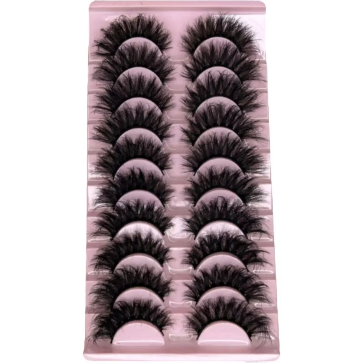 Thick eyelashes 8D curly fluffy Black